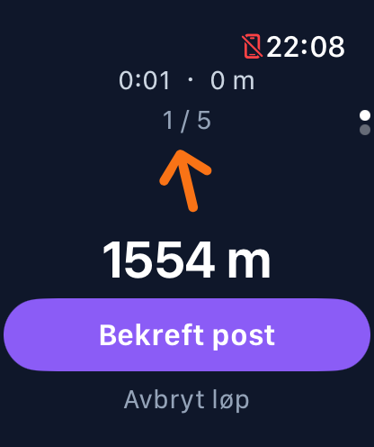 Kartlek på Apple Watch — 3