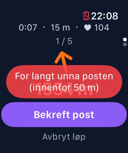 Kartlek på Apple Watch — 4